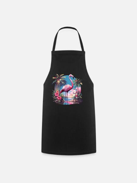 Flamingos Flamingo - Forklæde - sort