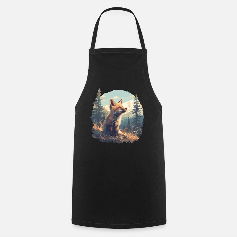 Renards Renard - Tablier de cuisine - noir
