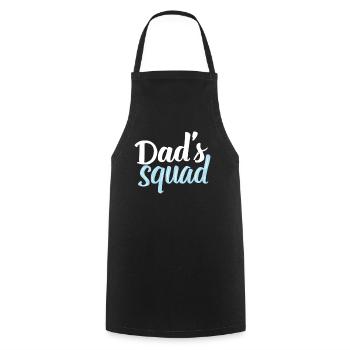 Dad's Squad Dad Dad Dad Birthday Dad - Cooking Apron - black - Front - AI Model Male 185 dark (185cm)