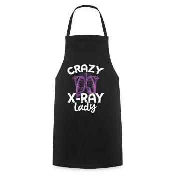 Radiologist X-ray technician X-ray image - Cooking Apron - black - Front - AI Model Male 185 dark (185cm)