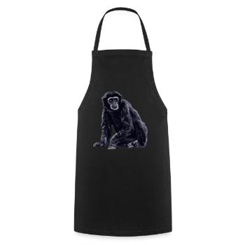Gibbons Gibbon - Kochschürze - Schwarz - Vorne - AI Model Male 185 dark (185cm)