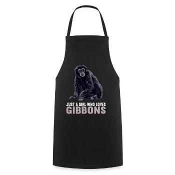Gibbons Gibbon - Kochschürze - Schwarz - Vorne - AI Model Male 185 dark (185cm)