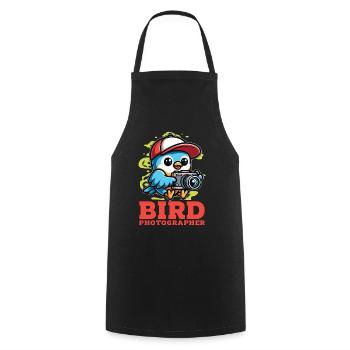 Bird Photography Bird Photographer Nature Lover - Cooking Apron - black - Front - AI Model Male 185 dark (185cm)