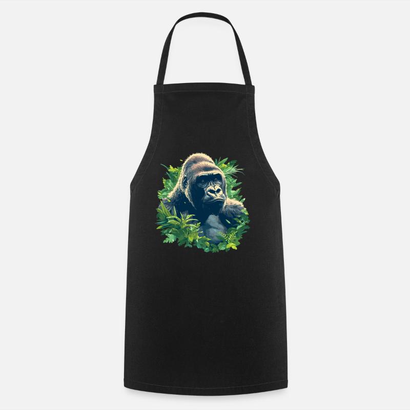 Gorilles Gorilles - Tablier de cuisine - noir