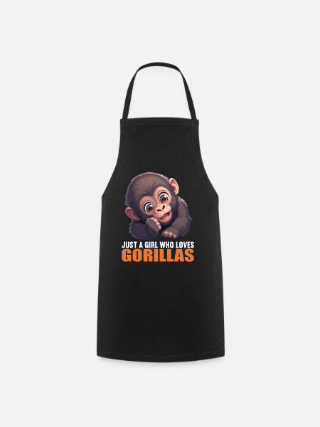 Gorillas Gorilla - Kochschürze - Schwarz
