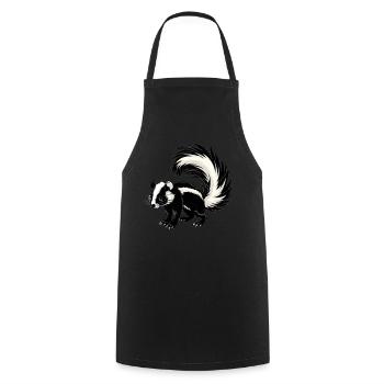 Mouffettes Mouffette - Tablier de cuisine - noir - Devant - AI Model Male 185 dark (185cm)