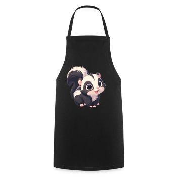 Mouffettes Mouffette - Tablier de cuisine - noir - Devant - AI Model Male 185 dark (185cm)
