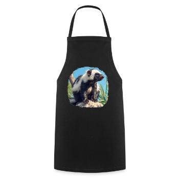 Mouffettes Mouffette - Tablier de cuisine - noir - Devant - AI Model Male 185 dark (185cm)