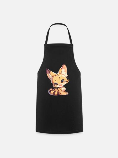 Servale Serval - Kochschürze - Schwarz