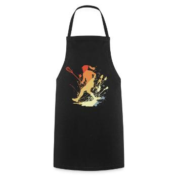Crosse vintage Filles - Tablier de cuisine - noir - Devant - AI Model Male 185 dark (185cm)