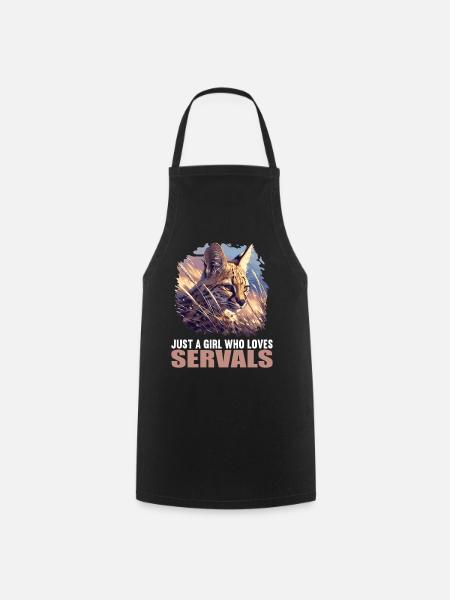 Servale Serval - Kochschürze - Schwarz
