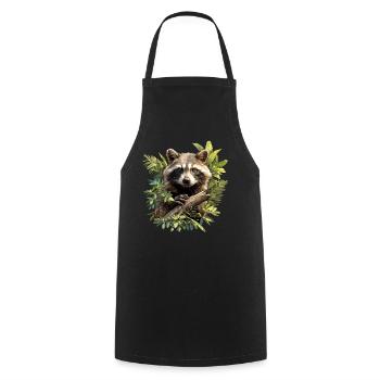 Ratons laveurs Raton laveur - Tablier de cuisine - noir - Devant - AI Model Male 185 dark (185cm)