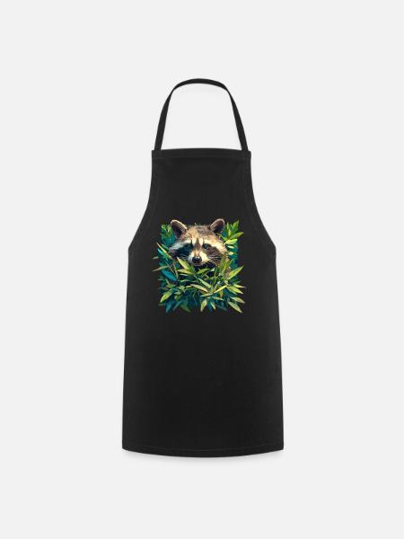 Raccoons Raccoon - Cooking Apron - black