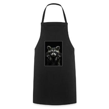 Ratons laveurs Raton laveur - Tablier de cuisine - noir - Devant - AI Model Male 185 dark (185cm)