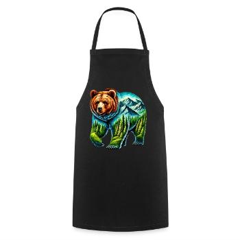 Ours - Tablier de cuisine - noir - Devant - AI Model Male 185 dark (185cm)