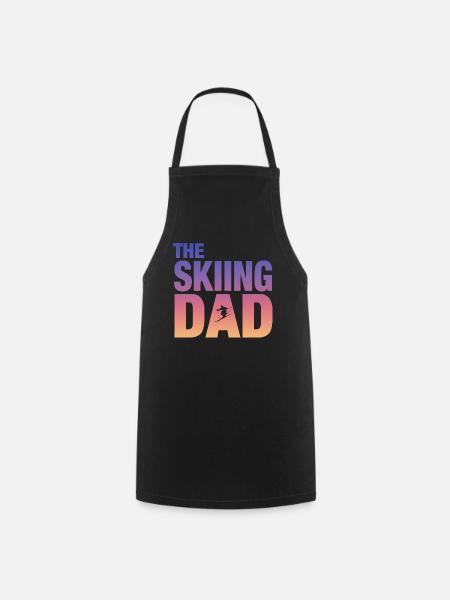 The Skiing Dad - Ski - Kochschürze - Schwarz