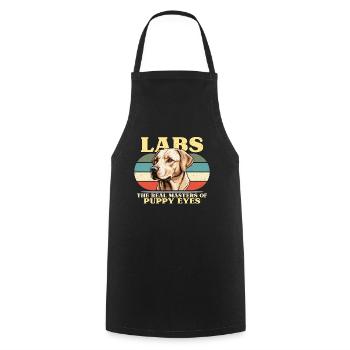 Labrador Retriever Labs : le véritable maître propriétaire d’animaux de compagnie - Tablier de cuisine - noir - Devant - AI Model Male 185 dark (185cm)