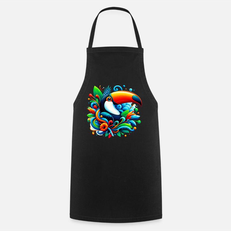 Toucan - Tablier de cuisine - noir