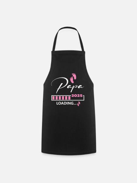 Papa 2025 loading - Cooking Apron - black