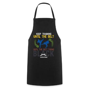 Kickboxer Martial Arts Kickboxing Kickboxen - Kochschürze - Schwarz - Vorne - AI Model Male 185 dark (185cm)