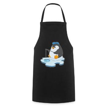 Canne à pêche Penguin Angler Canne à pêche - Tablier de cuisine - noir - Devant - AI Model Male 185 dark (185cm)