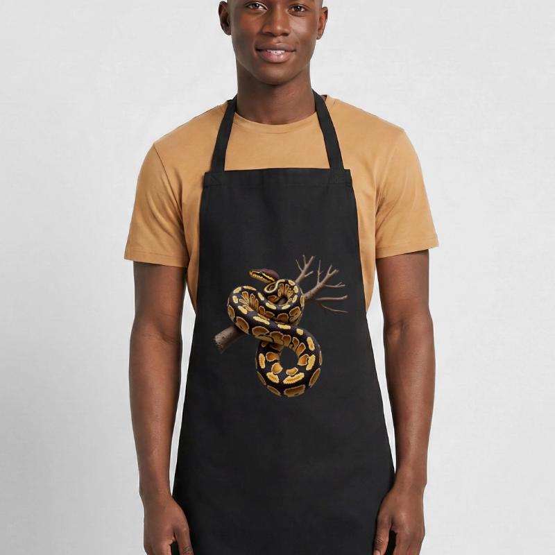 Roi Python Serpents Amoureux Terrarium Python Tablier de cuisine