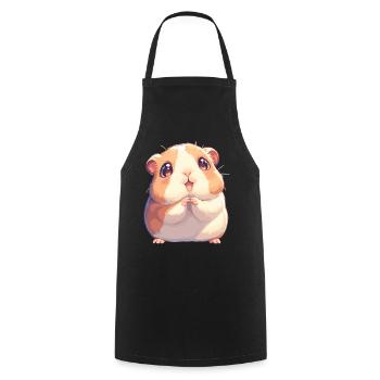 guinea pigs - Cooking Apron - black - Front - AI Model Male 185 dark (185cm)
