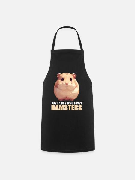 Hamster - Kochschürze - Schwarz