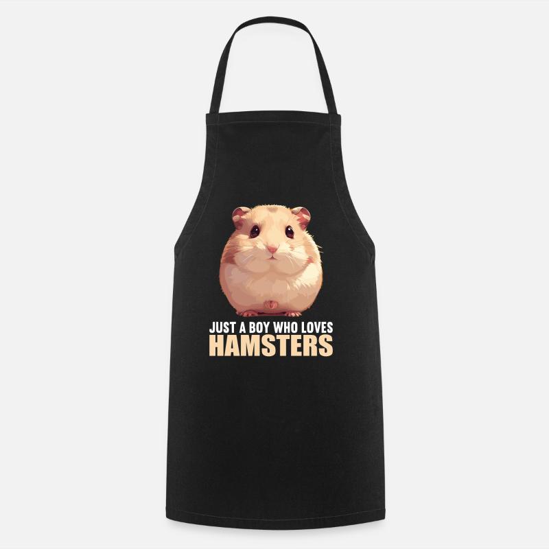 Hamster - Kochschürze - Schwarz