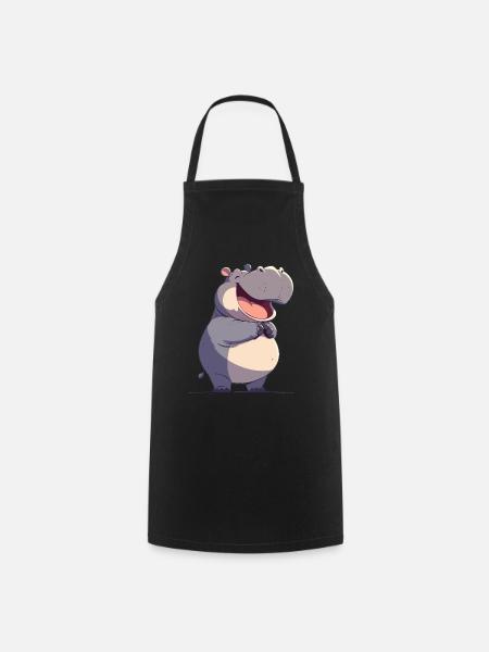 Hippopotame Hippopotame - Tablier de cuisine - noir