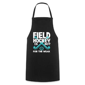 Feldhockeyspieler Nicht Für Schwache - Kochschürze - Schwarz - Vorne - AI Model Male 185 dark (185cm)