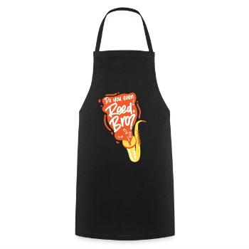 Saxophones Do You Even Reed, Bro? - Cooking Apron - black - Front - AI Model Male 185 dark (185cm)