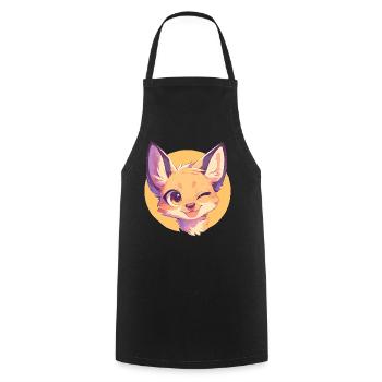 Jackals Jackal - Cooking Apron - black - Front - AI Model Male 185 dark (185cm)