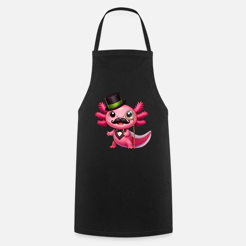 Sir Axolotl - Tablier de cuisine - noir