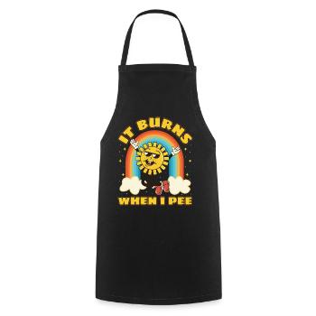 IT Geek, PC Accessories Storage Devices Evolution - Cooking Apron - black - Front - AI Model Male 185 dark (185cm)
