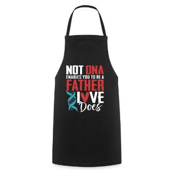 Funny Adoption Dad Appreciation Foster Care - Cooking Apron - black - Front - AI Model Male 185 dark (185cm)