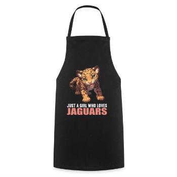 Jaguars Jaguar - Tablier de cuisine - noir - Devant - AI Model Male 185 dark (185cm)