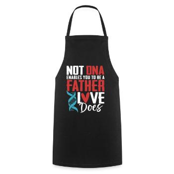 Funny Adoption Dad Appreciation Foster Care - Cooking Apron - black - Front - AI Model Male 185 dark (185cm)