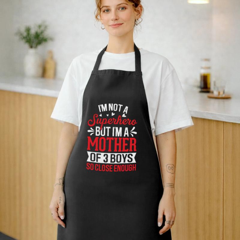 Ich bin eine Mutter von 3 Jungs Lustige Mutter Von Jungs Mutter Kochschürze