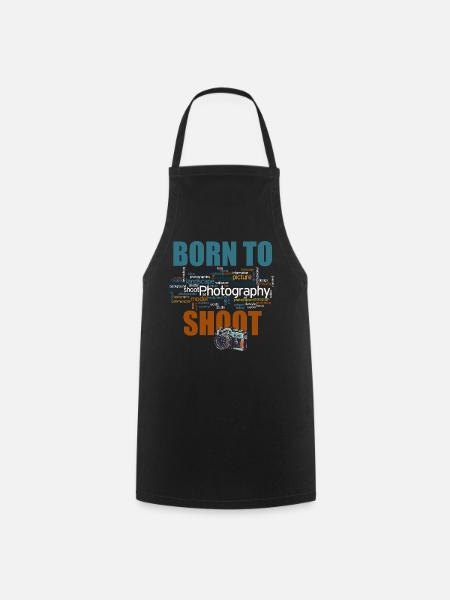 Born to shoot - Kochschürze - Schwarz