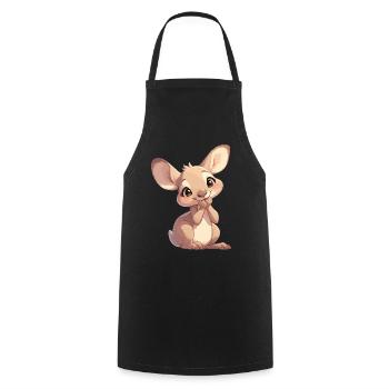 Kangaroos Kangaroo - Cooking Apron - black - Front - AI Model Male 185 dark (185cm)