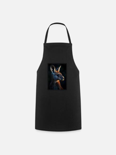 Kangaroos Kangaroo - Cooking Apron - black