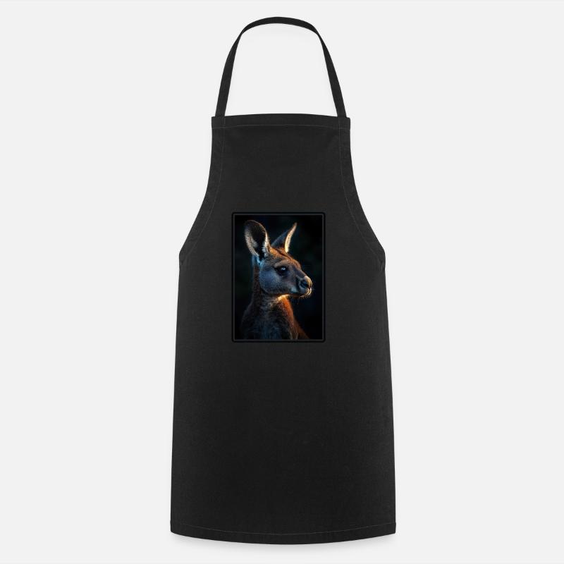 Kangaroos Kangaroo - Cooking Apron - black