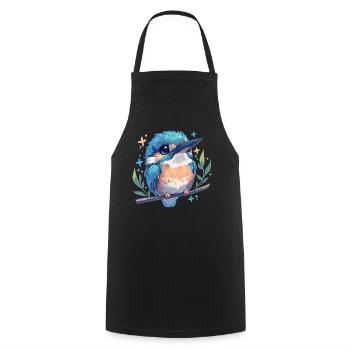 Kingfishers Kingfisher - Cooking Apron - black - Front - AI Model Male 185 dark (185cm)