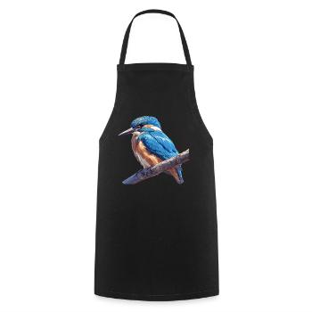 Kingfishers Kingfisher - Cooking Apron - black - Front - AI Model Male 185 dark (185cm)