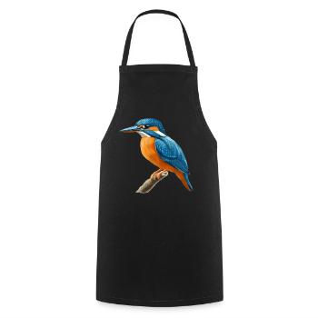 Kingfishers Kingfisher - Cooking Apron - black - Front - AI Model Male 185 dark (185cm)