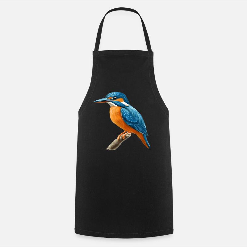 Eisvögel Eisvogel - Kochschürze - Schwarz