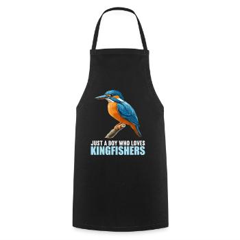 Kingfishers Kingfisher - Cooking Apron - black - Front - AI Model Male 185 dark (185cm)