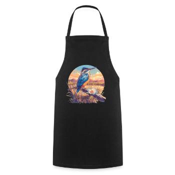 Kingfishers Kingfisher - Cooking Apron - black - Front - AI Model Male 185 dark (185cm)