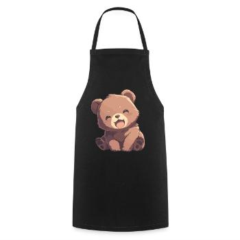 Ours Kodiak Ours Kodiak - Tablier de cuisine - noir - Devant - AI Model Male 185 dark (185cm)